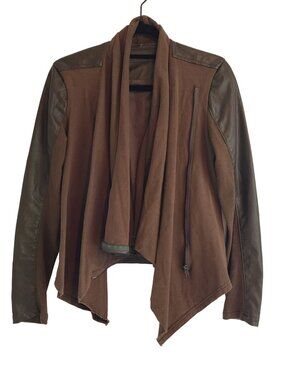 Blank NYC Vegan Leather Jacket Womens size Medium